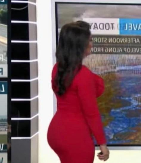 21P Weather Channel's thick ass Felicia Combs