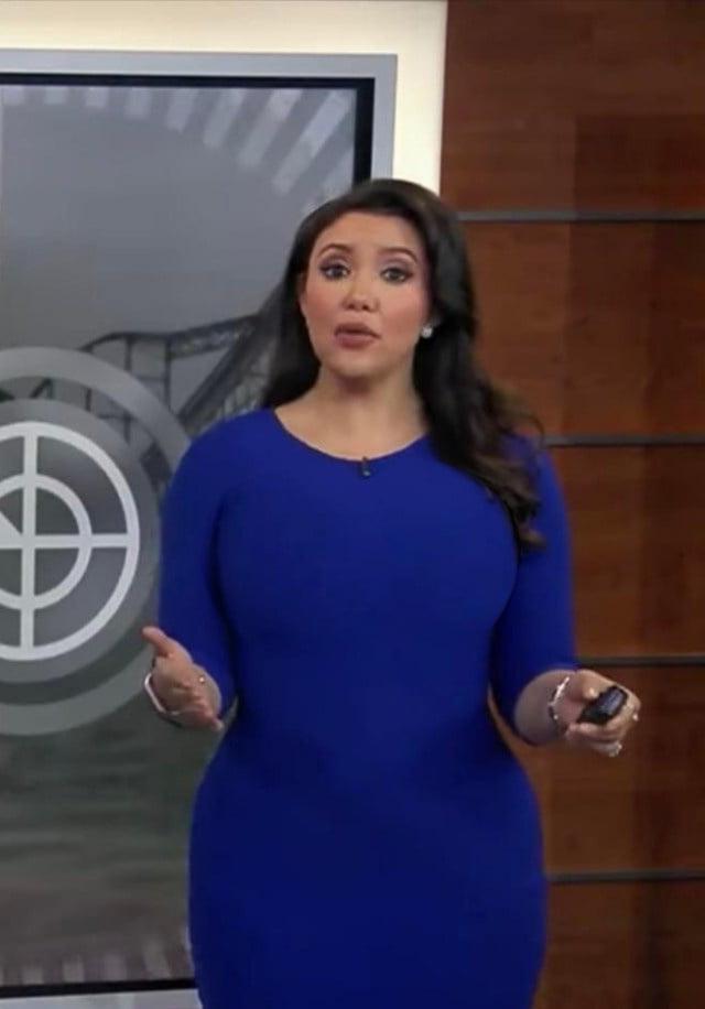 21P Weather Channel's thick ass Felicia Combs