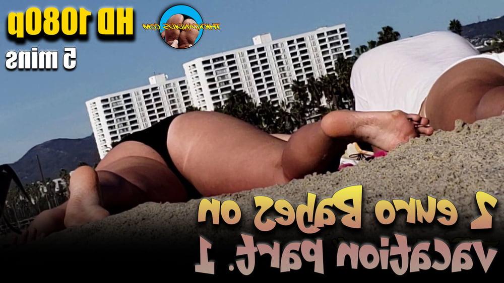 8P 2 White girls tanning at the beach, voyuer beach candids