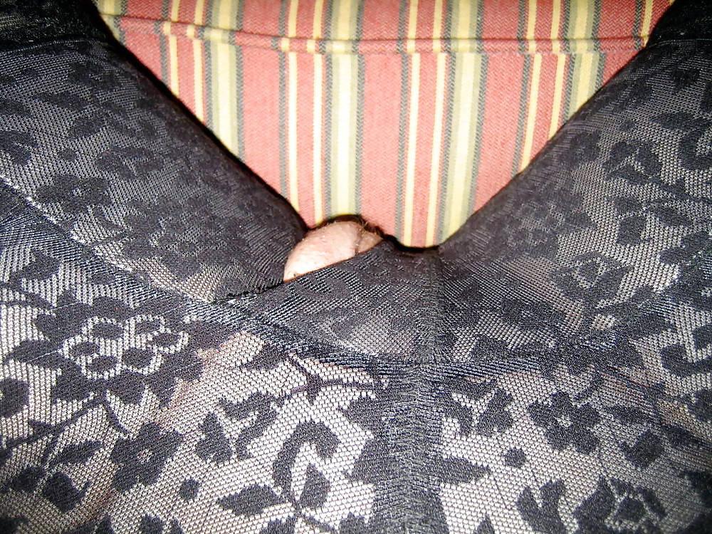 21P Dana in Black Girdle