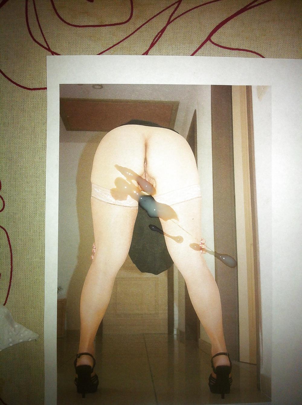 7P Cum on her pussy and ass