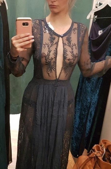 20P see through no bra - transparence 60