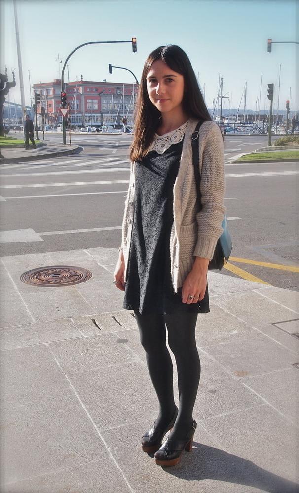 25P Spanish Cunt - Flat Chest, Skinny Legs &amp; Pantyhosed