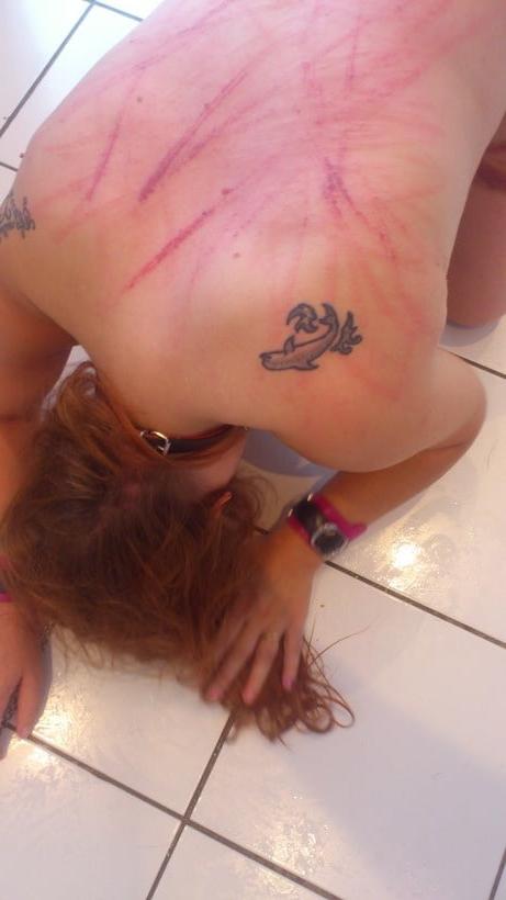 24P Whipped backs of girls