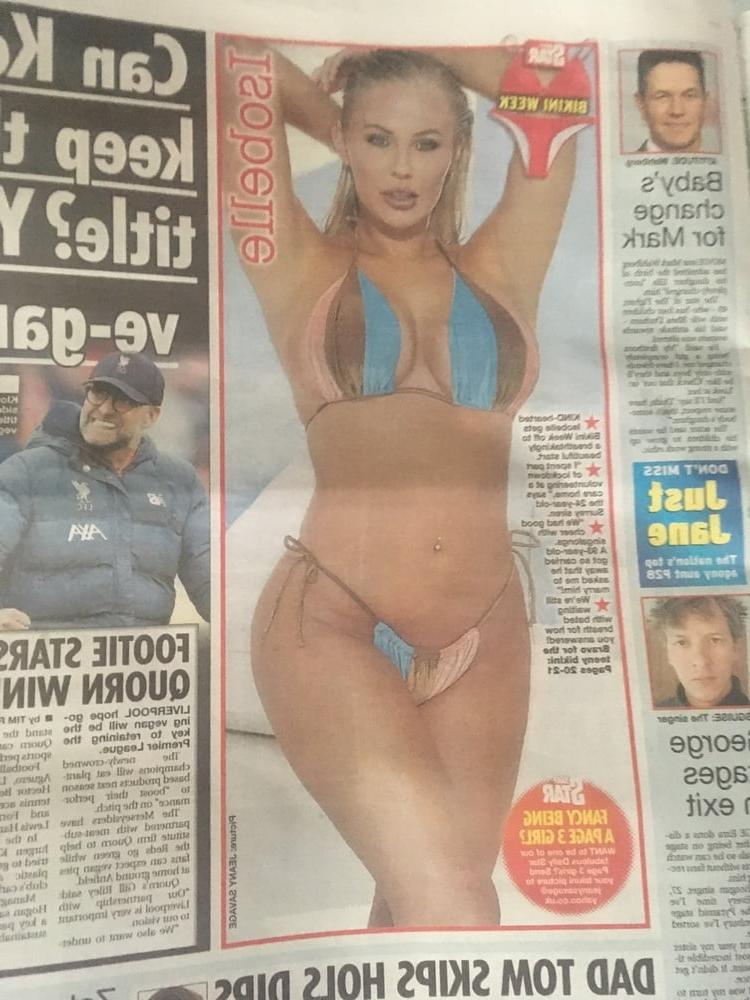 5P Isobella page 3 girl facial