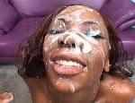 9P BLACK FACIAL CUMSHOT