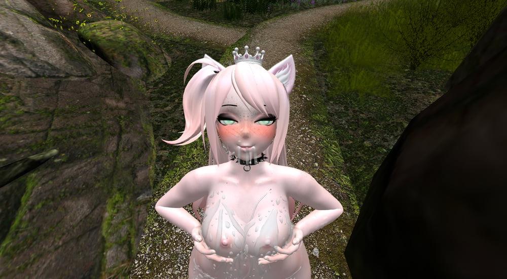 10P Princess meow being a lewdie