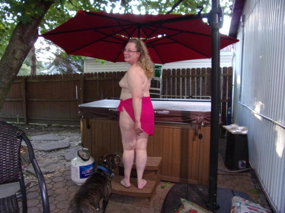 25P Posing for hubby and 2 of his friends