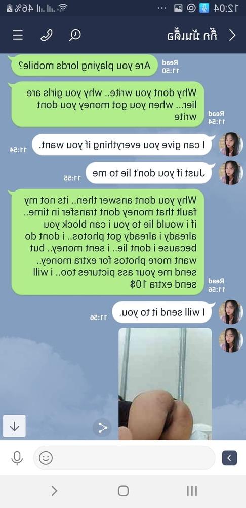 25P Thai girl send me her nudes..