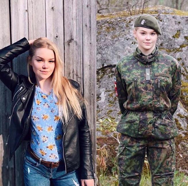 25P Hot Military Girls In and Out of Uniform!