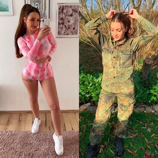 25P Hot Military Girls In and Out of Uniform!