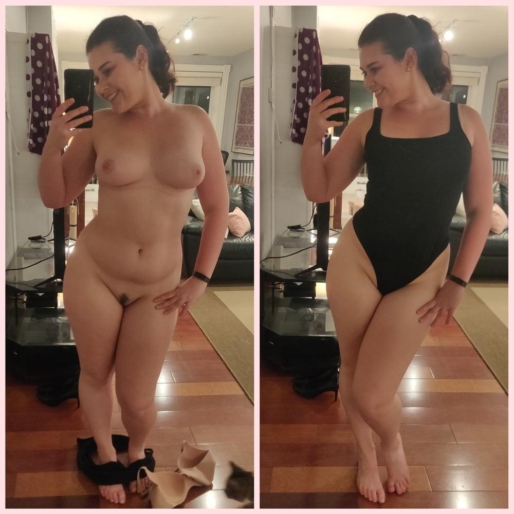 11P Thick girl Dressed-Undressed