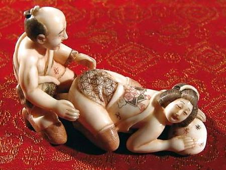 25P Small Porn Scuptures - Japanese Netsuke and Ivory Carvings