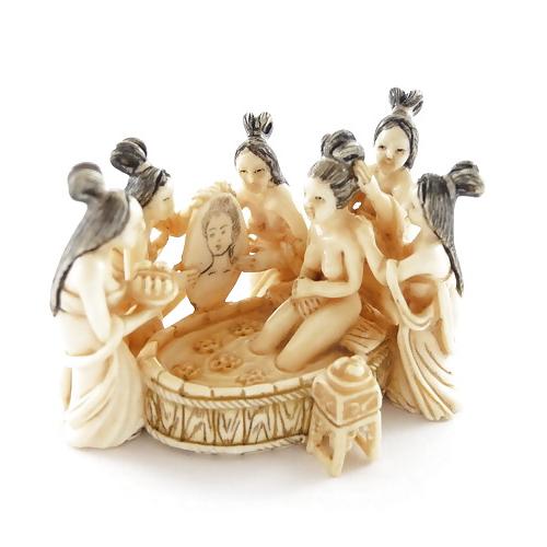 25P Small Porn Scuptures - Japanese Netsuke and Ivory Carvings