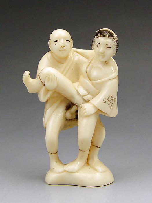 25P Small Porn Scuptures - Japanese Netsuke and Ivory Carvings