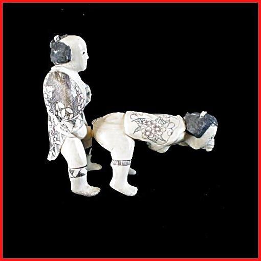 25P Small Porn Scuptures - Japanese Netsuke and Ivory Carvings