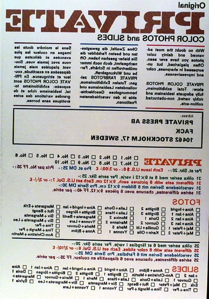 25P Vintage Retro Porno - Private Magazine - 011