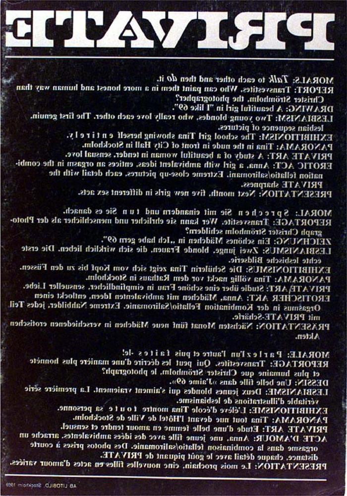 25P Vintage Retro Porno - Private Magazine - 011