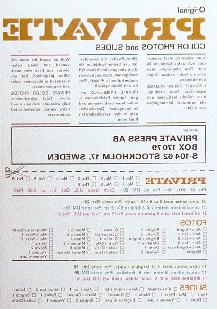 25P Vintage Retro Porno - Private Magazine - 009