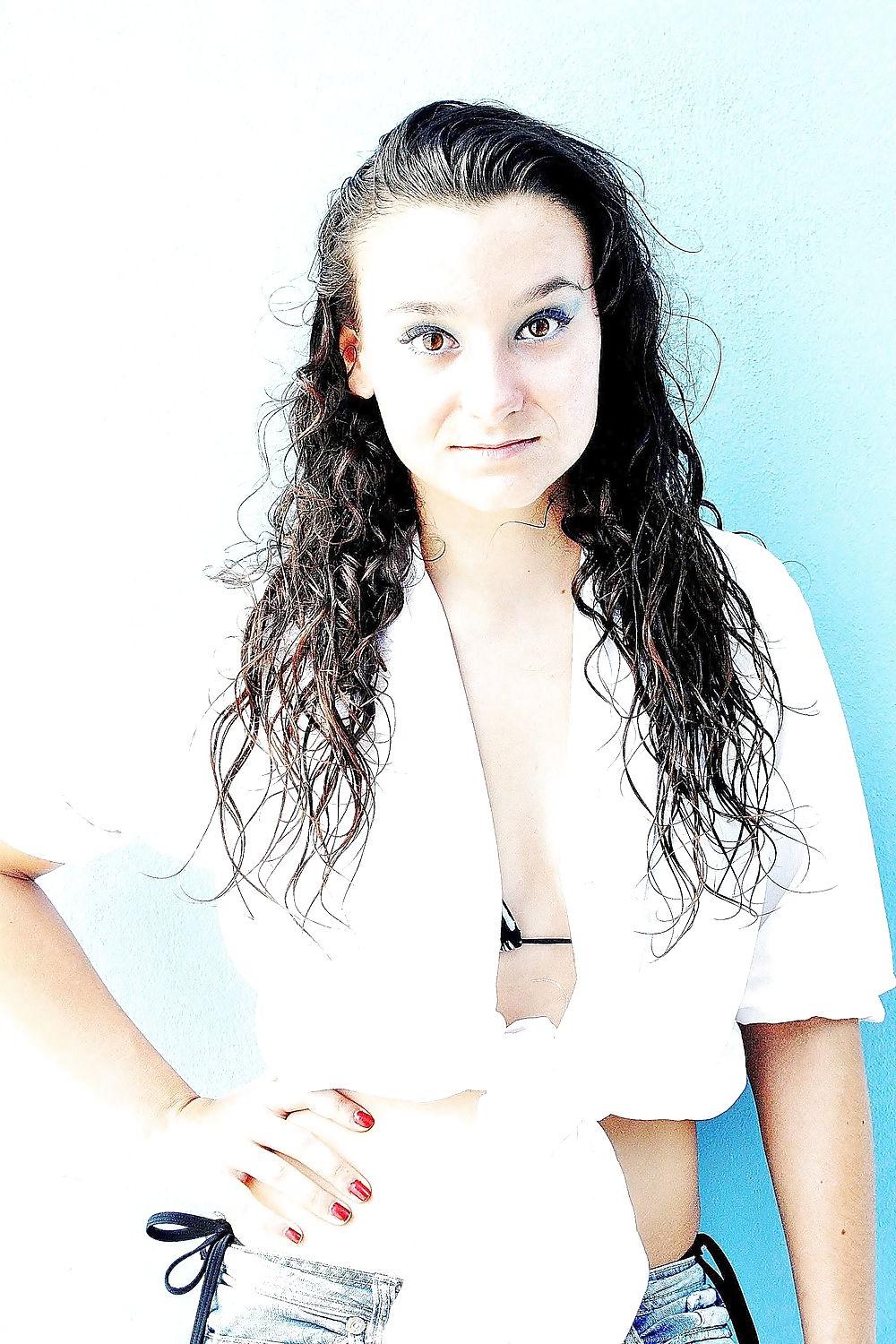 9P Spanish teen Tamara wants your cum on her