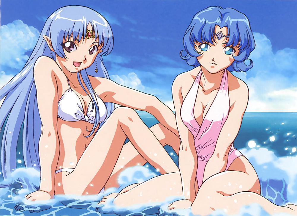 25P Anime-Manga-Hentai Images Vol 7: Swimsuits.