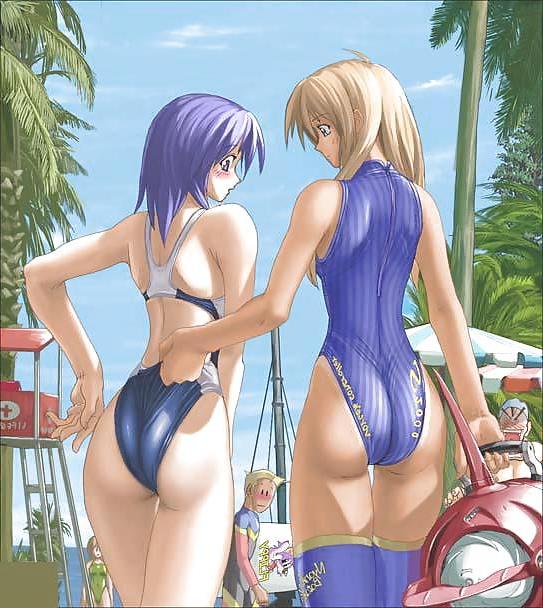 25P Anime-Manga-Hentai Images Vol 7: Swimsuits.