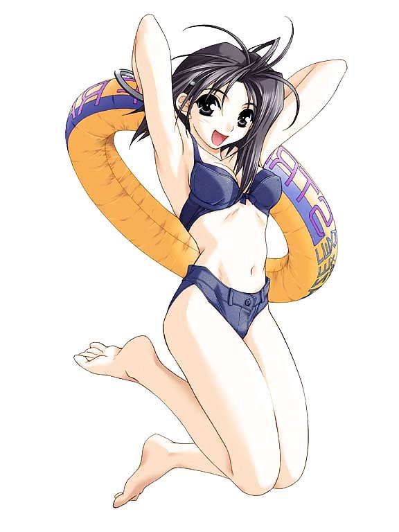 25P Anime-Manga-Hentai Images Vol 7: Swimsuits.