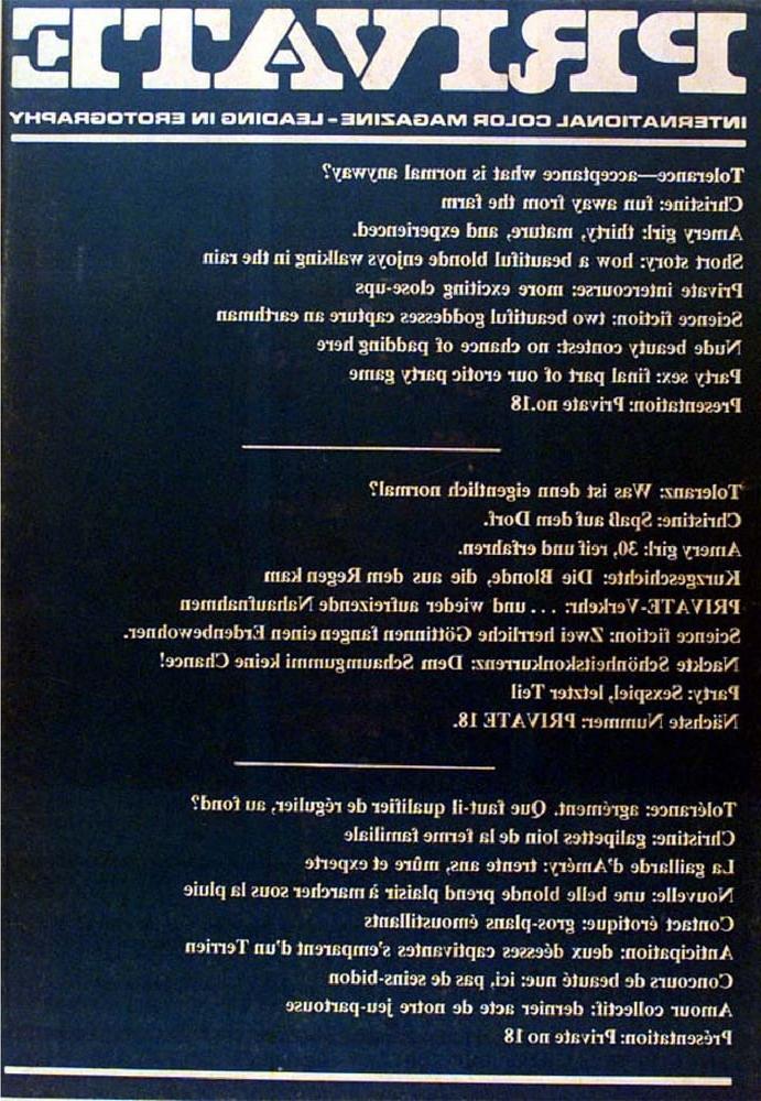 25P Vintage Retro Porno - Private Magazine - 017