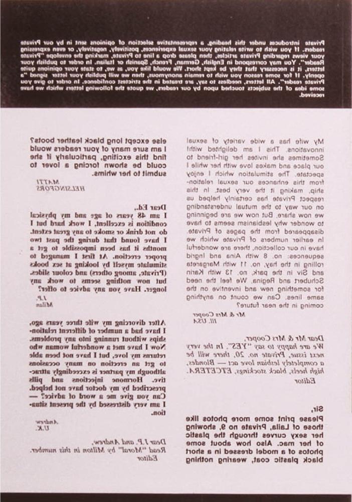 25P Vintage Retro Porno - Private Magazine - 019