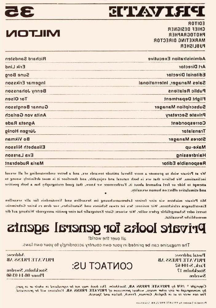 25P Vintage Retro Porno - Private Magazine - 035