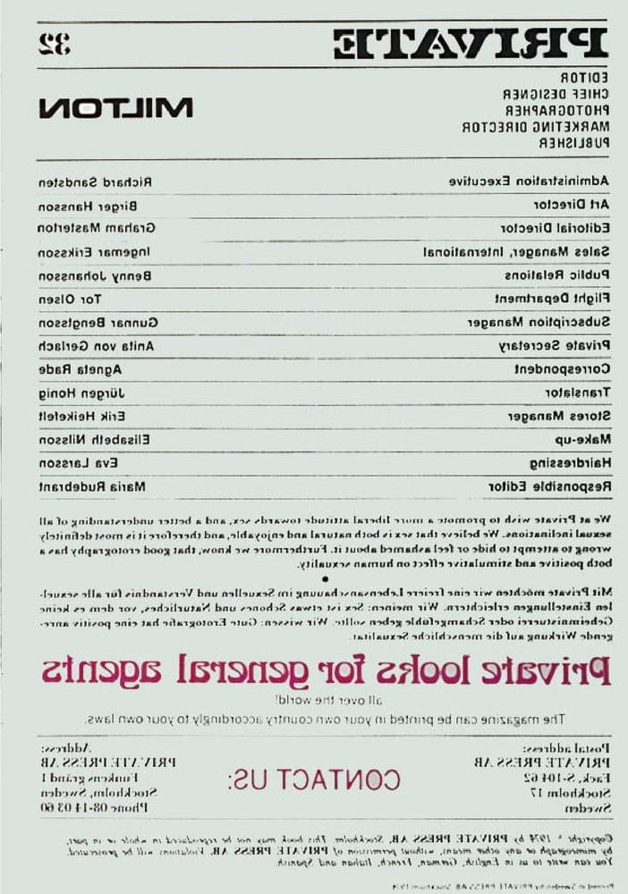 25P Vintage Retro Porno - Private Magazine - 032