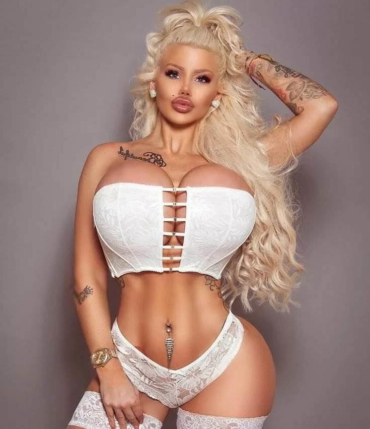 25P Amazing Bimbos - Horny Plastic &amp; Fake Tits Sluts 45