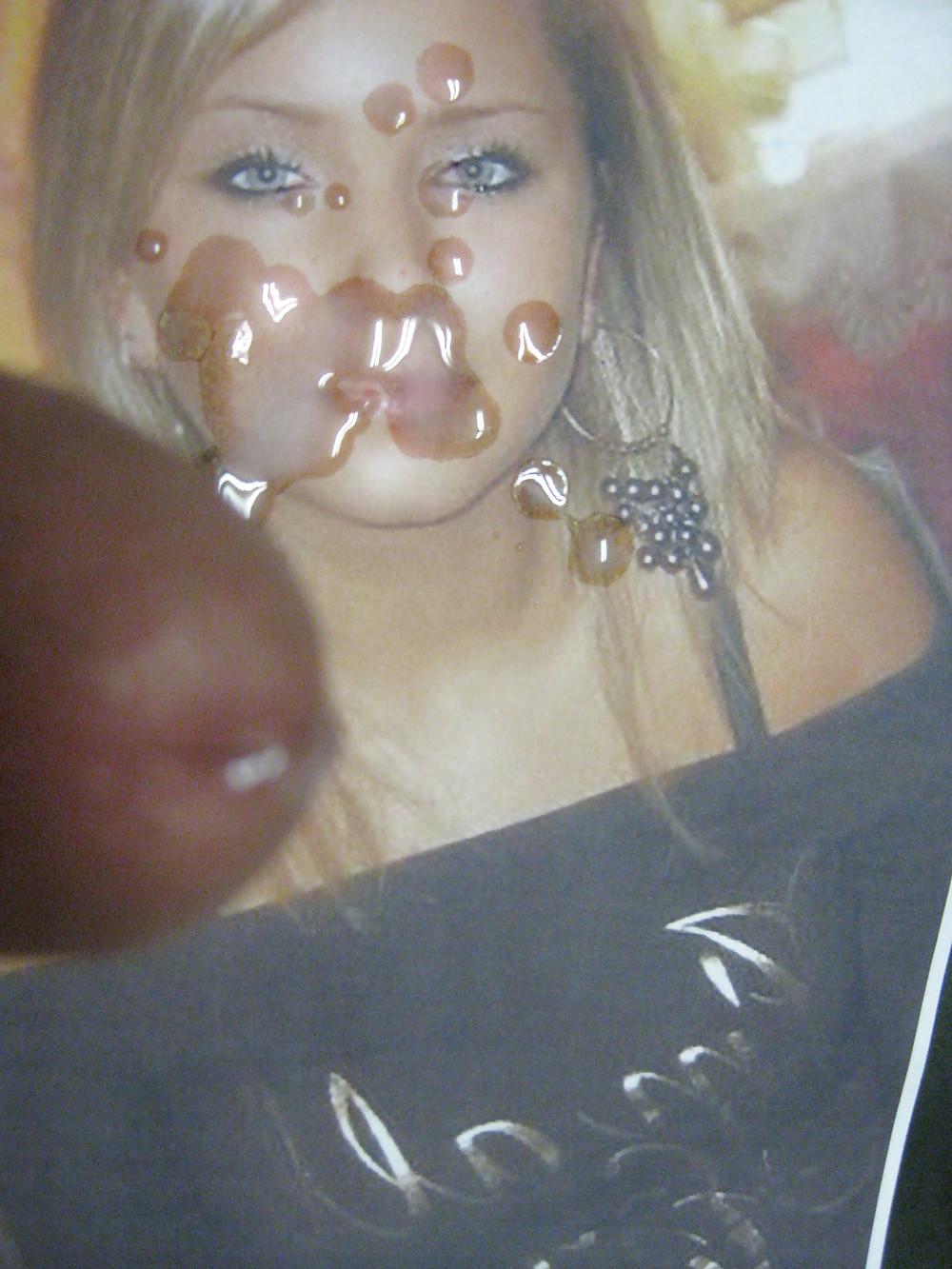 12P Gman Cum on Face of a young Slut from Norway