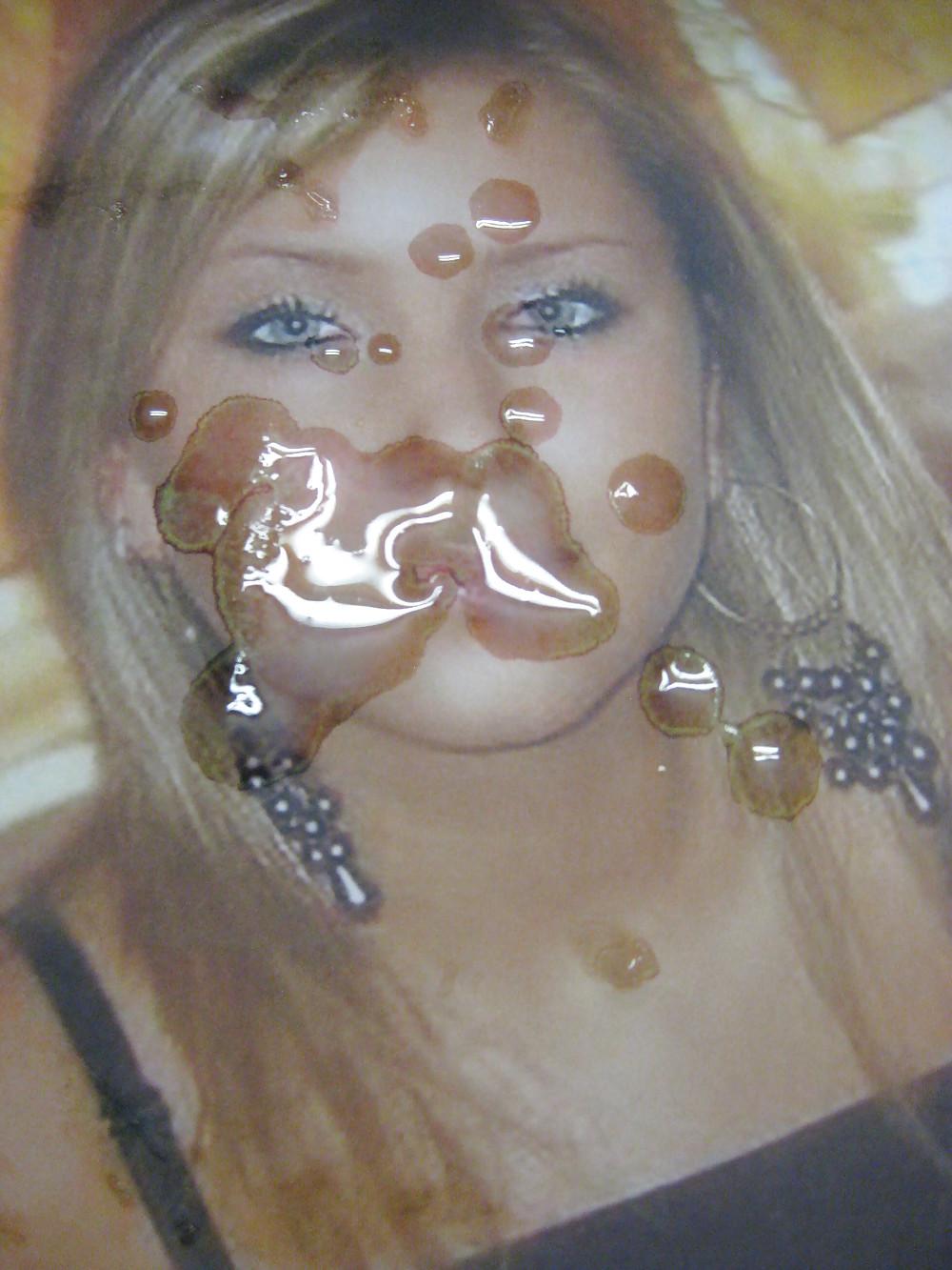 12P Gman Cum on Face of a young Slut from Norway