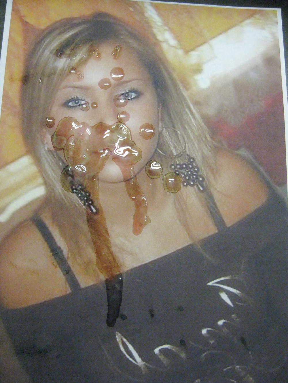 12P Gman Cum on Face of a young Slut from Norway