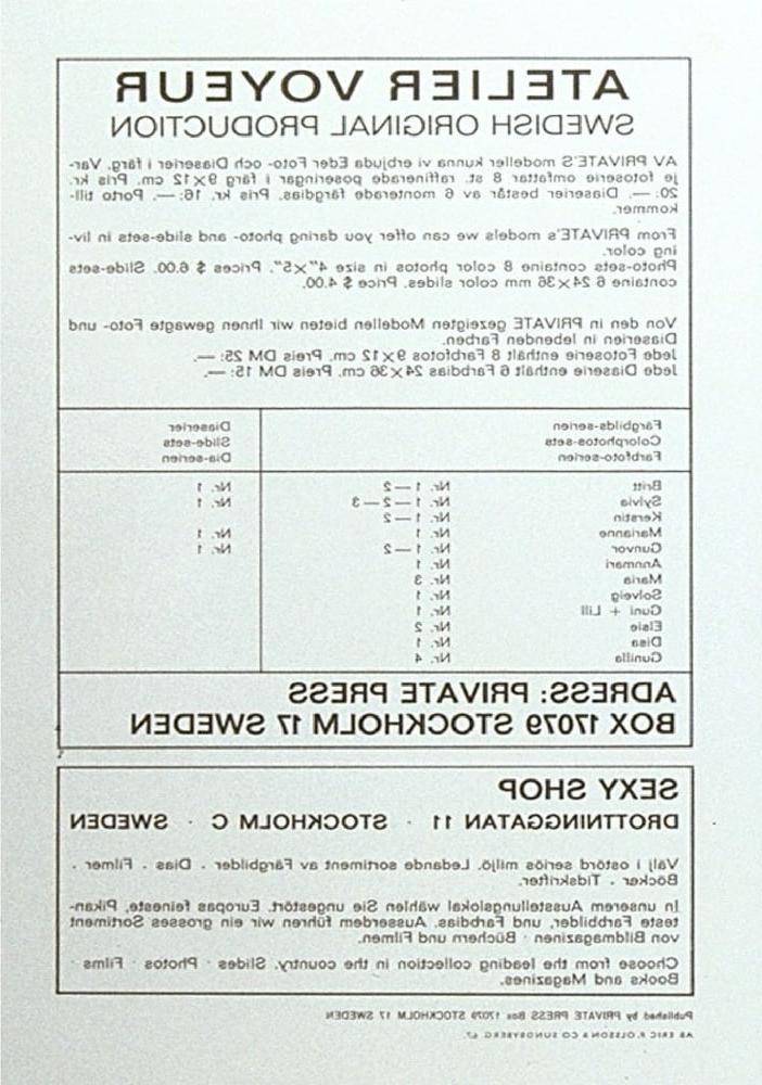 25P Vintage Retro Porno - Private Magazine - 004