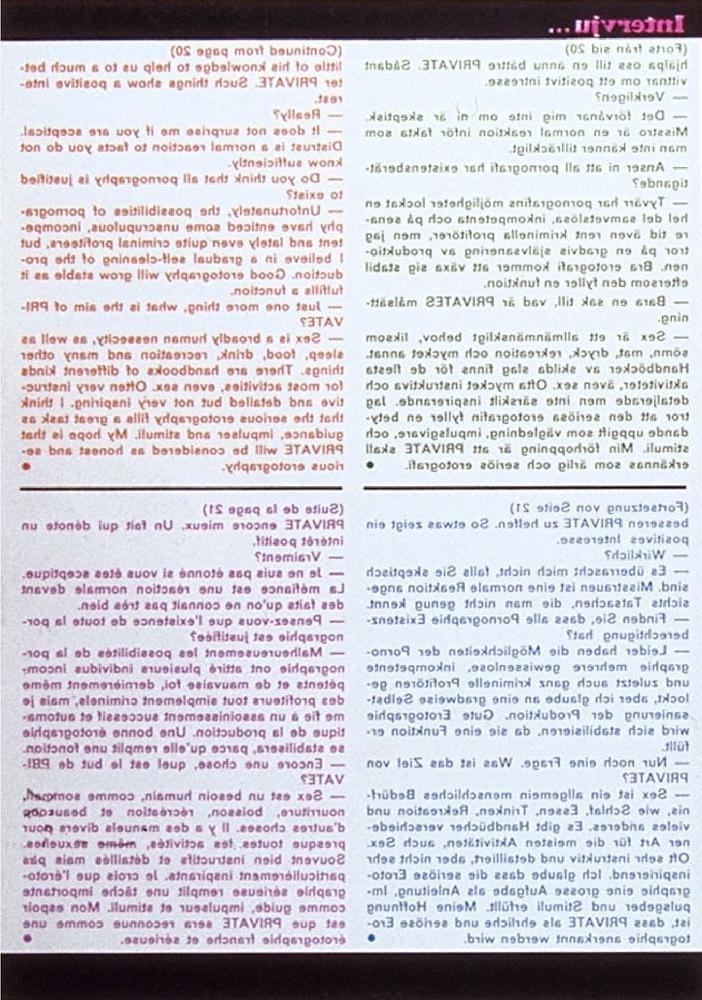 25P Vintage Retro Porno - Private Magazine - 012