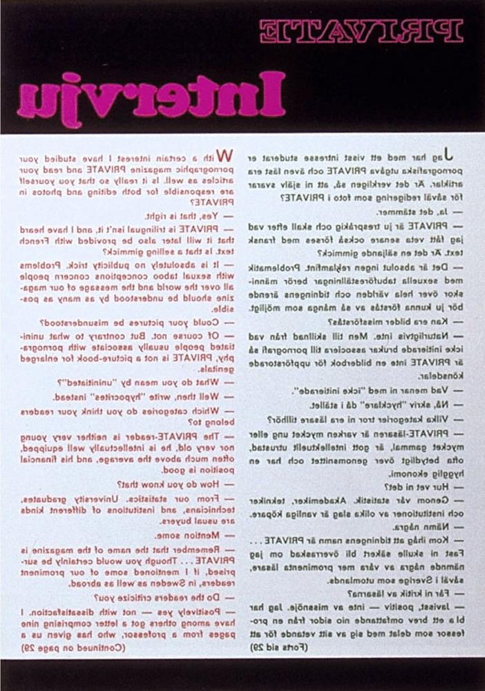 25P Vintage Retro Porno - Private Magazine - 012