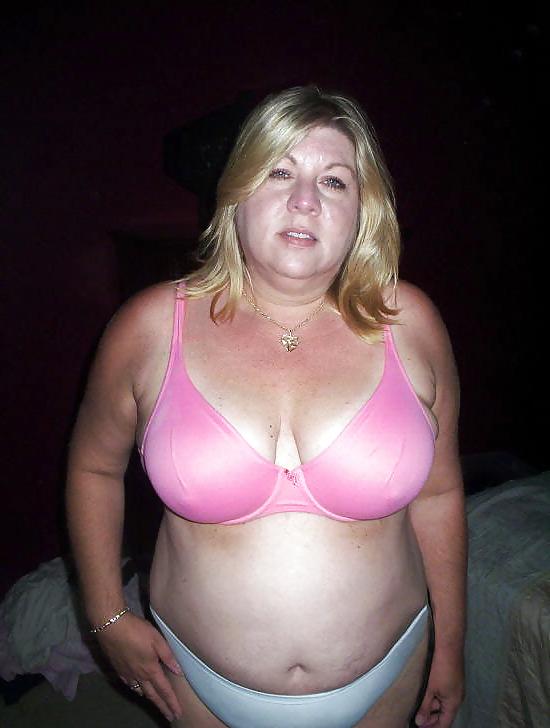 25P Chubby MILF Wife Marie Bra and Panties