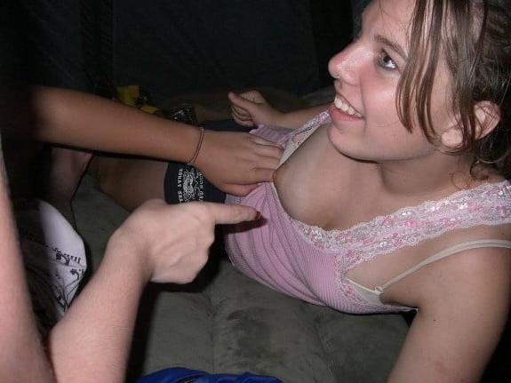 25P Oops, no bra #11