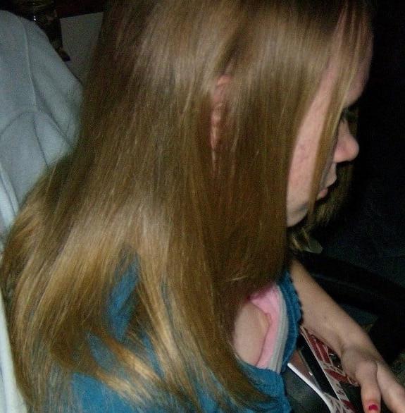 25P Oops, no bra #11