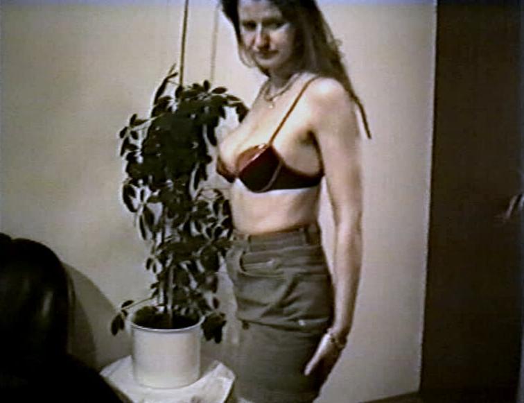 15P SAG - Slutty Whore's Olive Mini, Red Bra &amp; Heels 07
