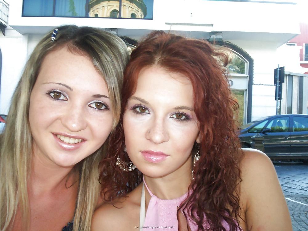 17P Curly Haired red brunette