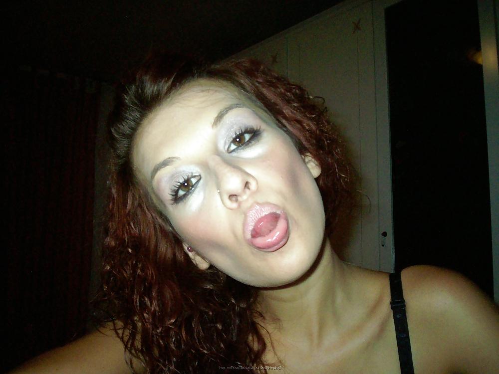 17P Curly Haired red brunette