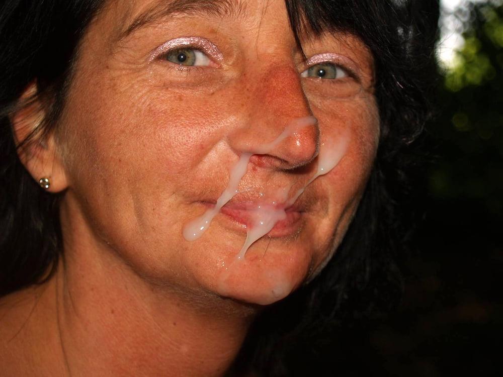 25P Mature wives full facial treatment