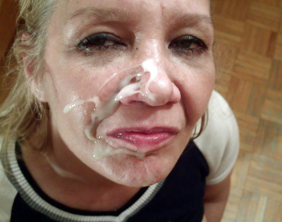 25P Mature wives full facial treatment
