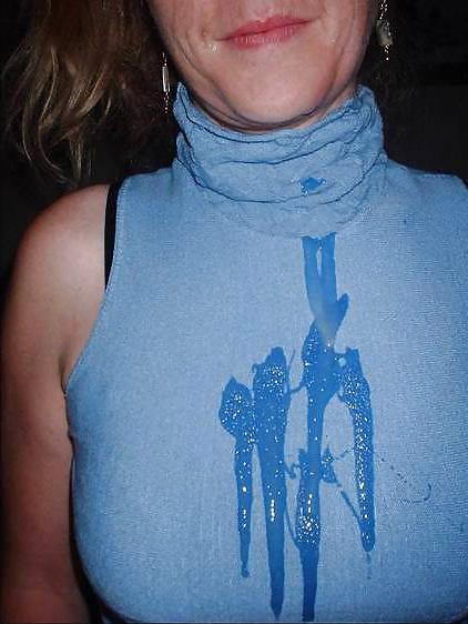 9P Cum on clothes