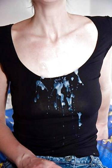 9P Cum on clothes