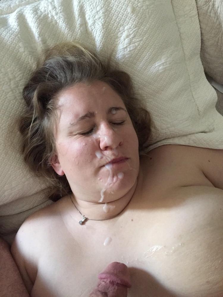 25P BBW Mature Big Tits Facial 3