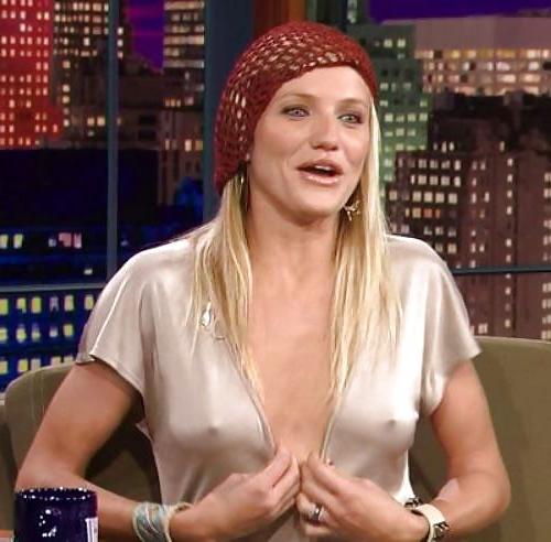 25P Beautiful Celebs with No Bra by TROC